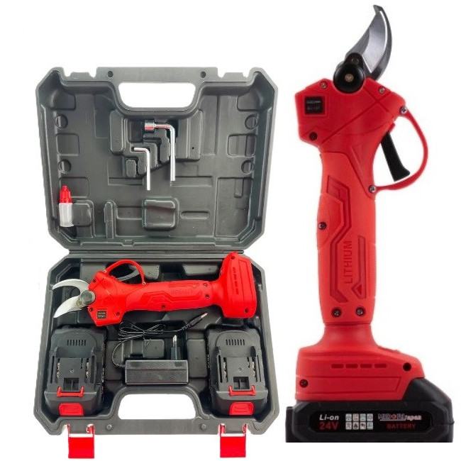 Секатор аккумуляторный Boxer BX-9001 2 АКБ 24В KG-55 Ивано-Франковск - изображение 2