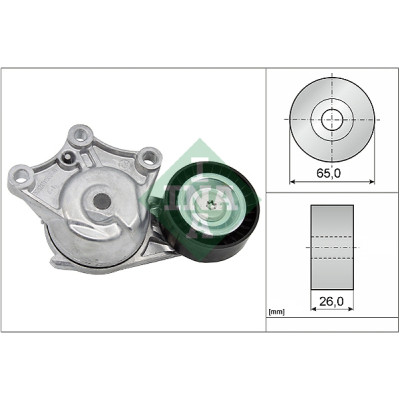 Натяжитель ремня с роликом INA 534 0428 10 Винница - изображение 1