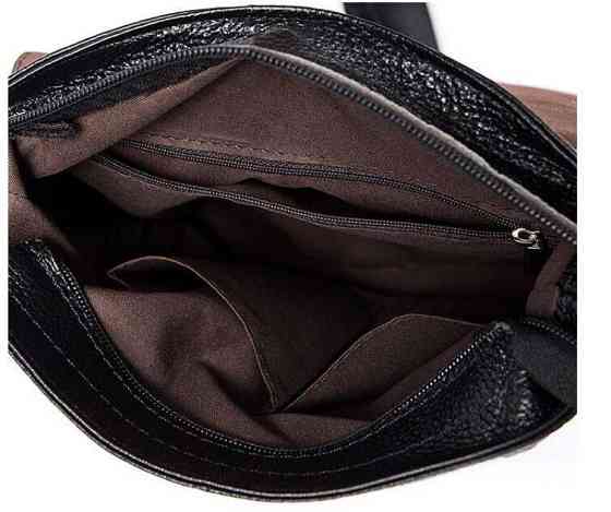 Сумка чоловіча вертикальна з тисненням під рептилію Vintage 14723 Коричнева Київ