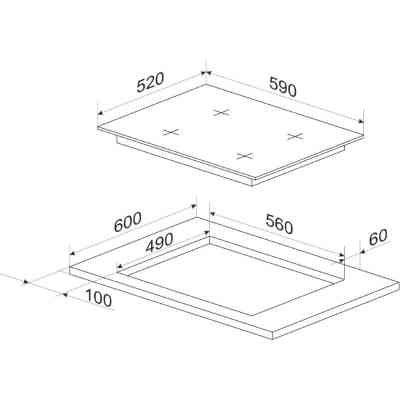 Варочна поверхня Hansa BHKY61139 Вінниця