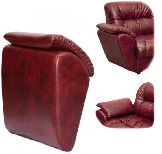 Диван Madras Vizit двойка 870х1650х850 единица 850х870х850 угол 870х850 с подлокотниками 870х1650х850 Бордовый Киев