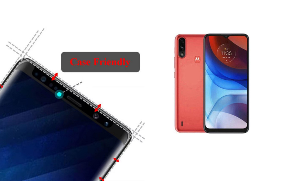 Защитное стекло HyperGlass Pro для Motorola Moto E7 Power, Moto E7i Power – максимальная чувствительность и Киев - изображение 4