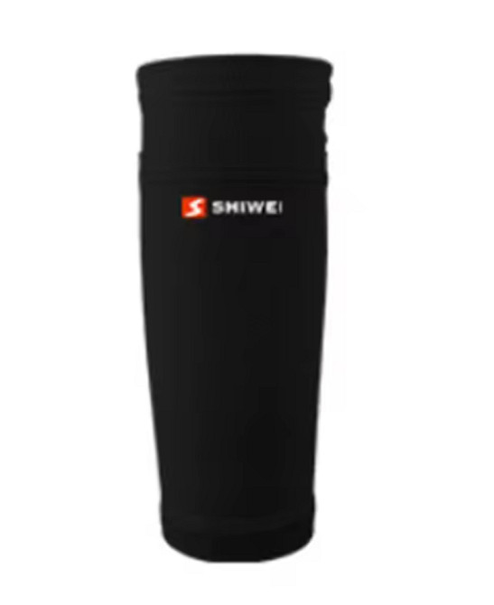 Чорні футбольні рукави для щитків | Манжети для гомілки під щитки без кріплень | Компресійні панчохи для захисту ноги Николаев - изображение 3