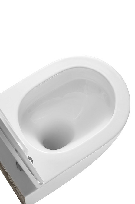 Унітаз підвісний Mixxus Premium Ellipse-0303-T3 520x365x360mm, система змиву Tornado 3.0 (MP6465) Київ - фото 9