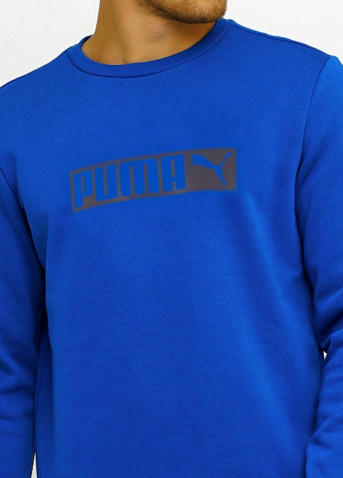 Мужской зимний батальный свитшот PUMA  ESSENTIALS+ FLEECE MEN'S HOODIE Киев - изображение 3