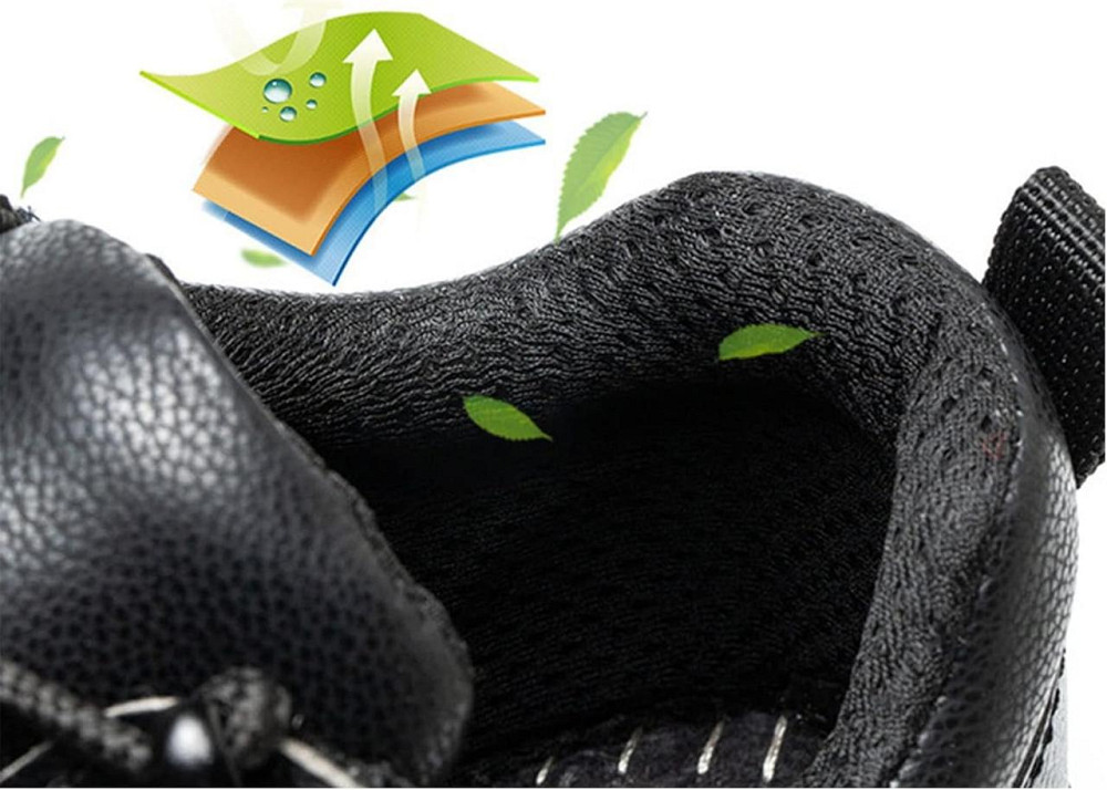 Рабочие защитные кроссовки fayengan размер 38 с металлическим носком, лёгкие, антискользящие, уни 24 см Киев - изображение 5