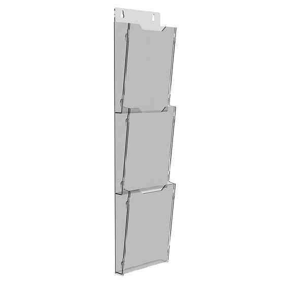 Буклетница EKOSTAR для буклетов 100х210 3-х ярусная Киев