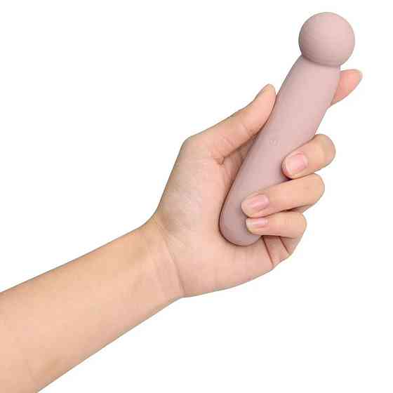 Точковий вібратор NUDE LIV у форматі тревел, рожево-бежевий Sex Aura Київ