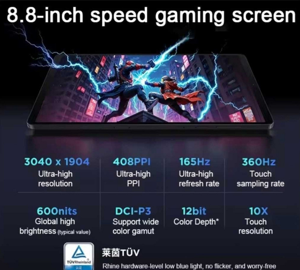 Планшет Lenovo LEGION Y700 Gen 4 2025 8,8" 3K (TB322FC) Харків - фото 6