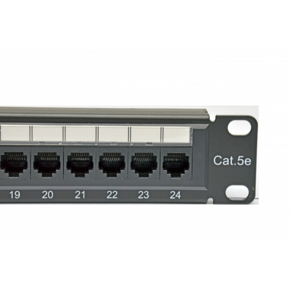 Патч-панель CMS 19" 24хRJ-45 UTP, кат. 5e з організатором кабелю Київ - фото 4