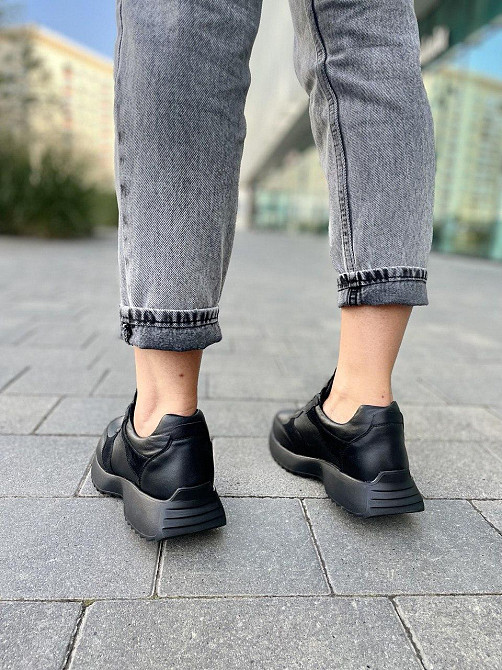 Romax Кросівки жіночі ROMAX чорні шкіра+замша натуральна 37р.(5275) Коломия - фото 10