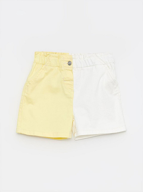 Дитячі Джинсові Шорти Для Дівчинки LC Waikiki Жовто-Білі 9-12 міс (74-80см) пакунок малюка Киев - изображение 7