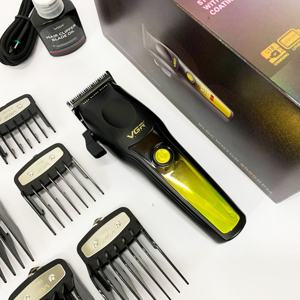 Перукарські машинки професійні, Бездротові машинки для стрижки, Стильна машинка для стрижки XL-36 Київ - фото 9