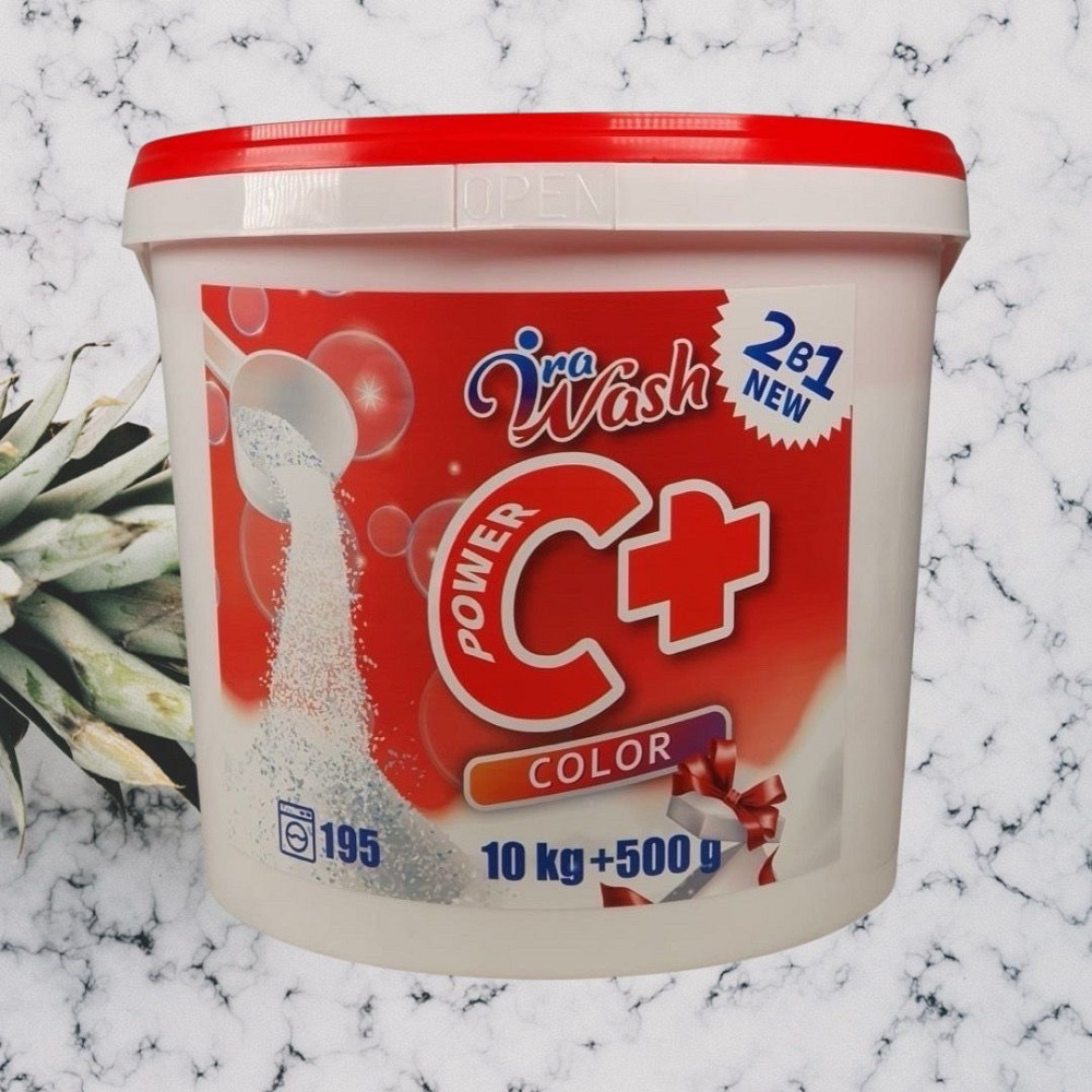 Порошок для прання Ira Wash C+ Color 10,5 кг 195 прань (1913685522) Виноградов - изображение 2