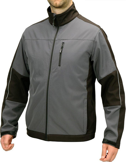 Куртка робоча SOFTSHELL YATO розмір S, чорно-темно-сіра, 3 кишені, 96% поліестер і 4% спандекс(DW) Одесса - изображение 4