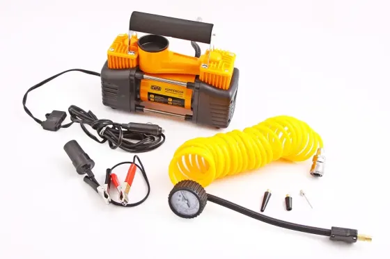 Компресор 360Вт/150psi/85л Сила Трофі на затисках 2-цил. в кейсі, маном. Вінниця