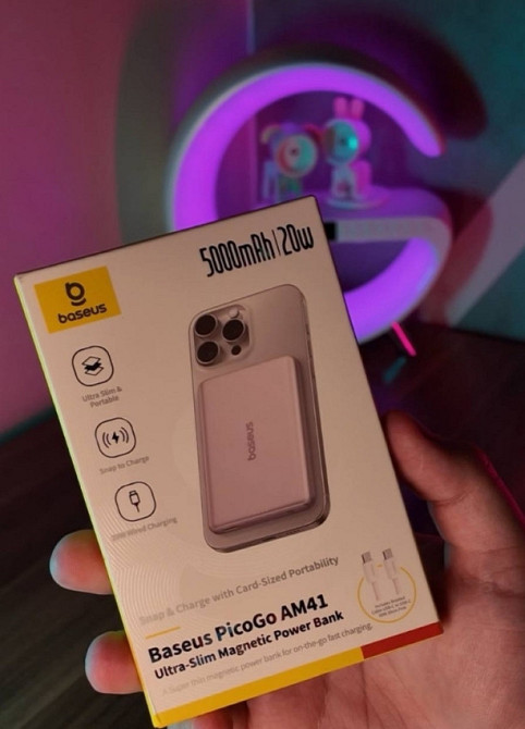 Павербанк базеус Baseus PicoGo Power Bank 5000 мАч 20w Ультратонкий. Харьков - изображение 6