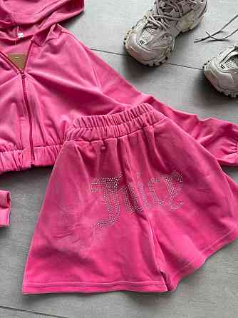 Женский стильный повседневный велюровый костюм Розовый, 42/44 Одесса