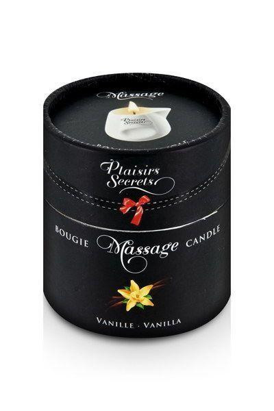 Массажная свеча Plaisirs Secrets Vanilla (80 мл) подарочная упаковка, керамический сосуд Sex Aura Киев - изображение 3