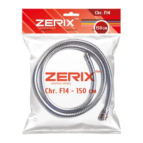 Шланг для кухні Zerix Chr.F14    ( ZX2622 ) 26253 Харків