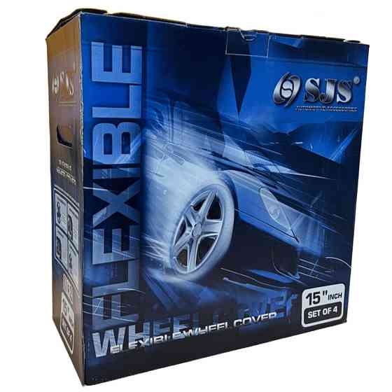 Автомобильные модельные колпаки R15 SJS Chery 340 4шт, черные Винница