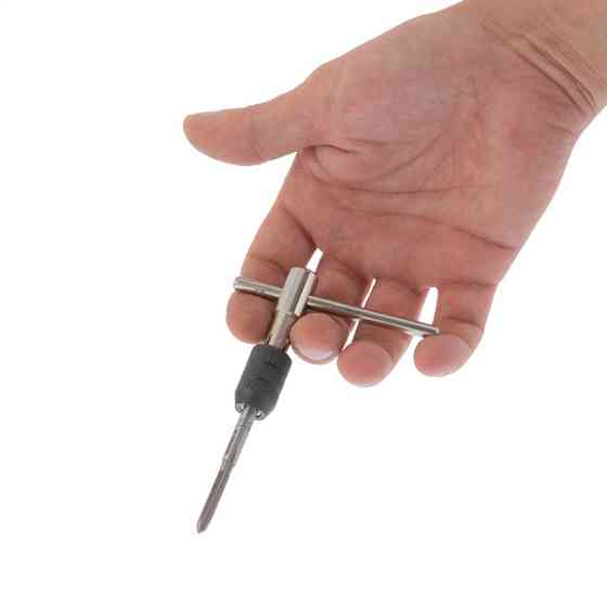 Набор плашек и метчиков, 10 ед., M4, M5, M6, M8 INTERTOOL SD-8025 Киев