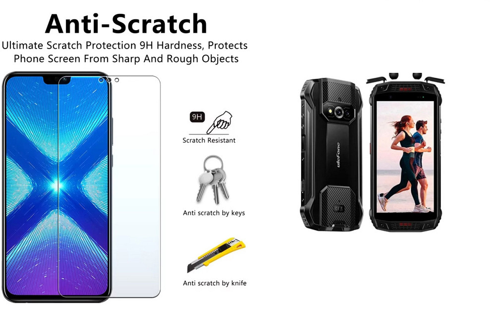 Захисне скло NeoGlass для Ulefone Armor 15 – надпрозоре та стійке Київ - фото 1