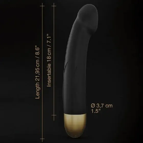 Вібратор Dorcel Real Vibration M Gold 2.0, діаметр 3,7см, перезаряджається, для точки G Львів