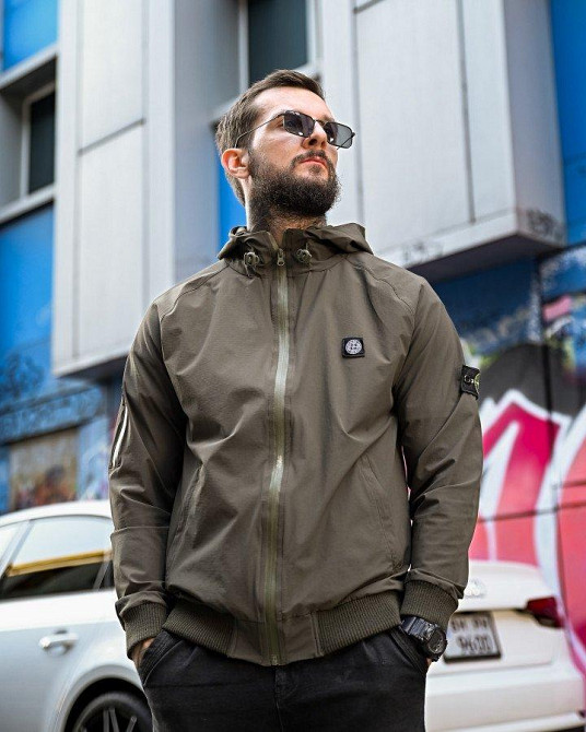 Міська Вітровка Stone island кишеня oliva 4 люкс ДЛ7037 Одеса - фото 4