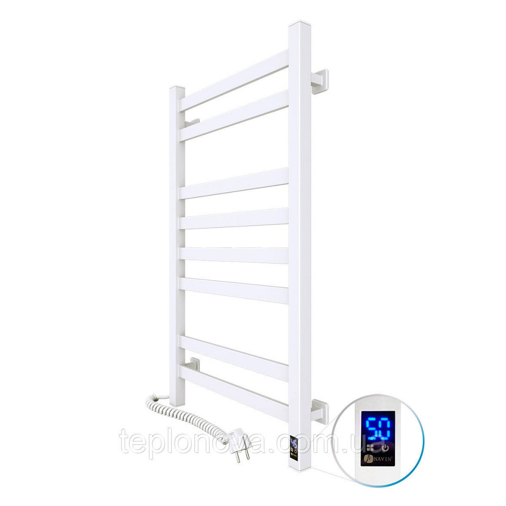 Сушарка для рушників Авангард 480х800 Sensor ліва з таймером, білий Чернівці - фото 1