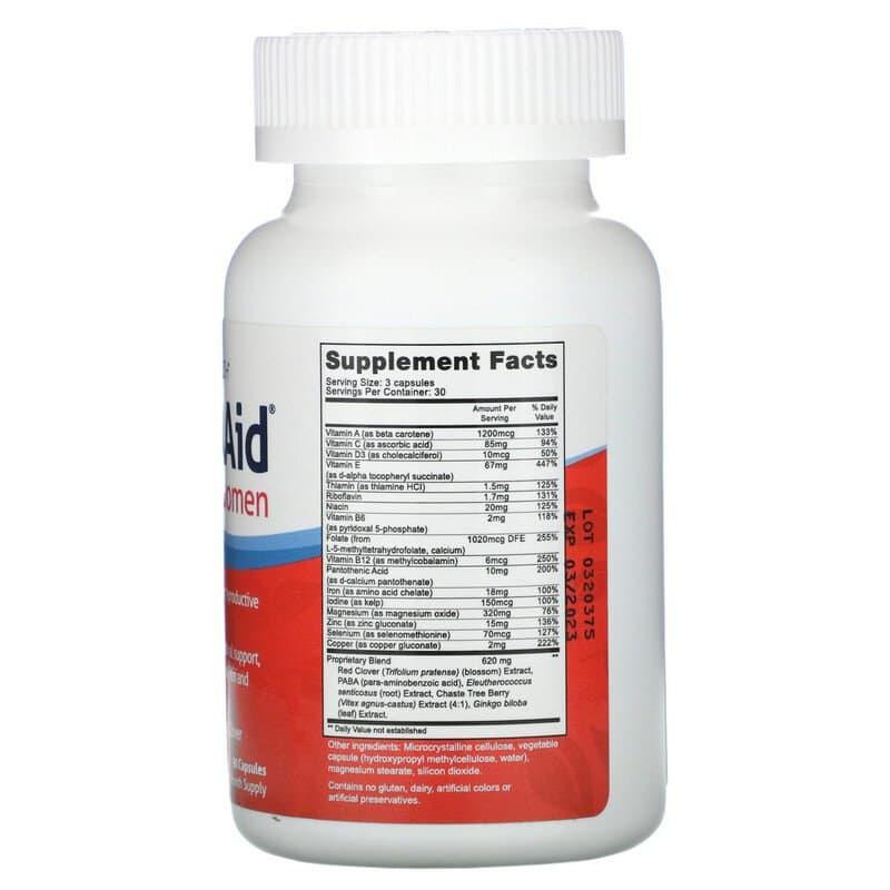 Вітаміни для жінок Fairhaven Health FertilAid for Women 90 капс Київ - фото 4