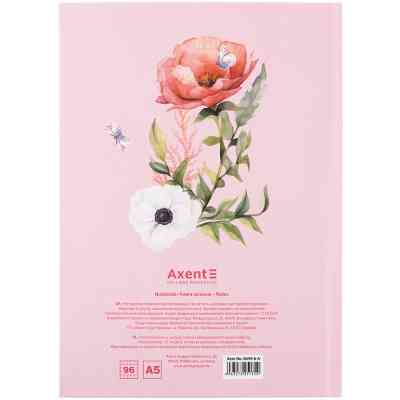 Книга записная Axent Love А5, 96 листов, клетка, твердая обложка (8459-6-A) Винница
