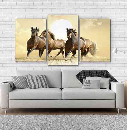 Модульна картина Коні Art-119_3 Київ