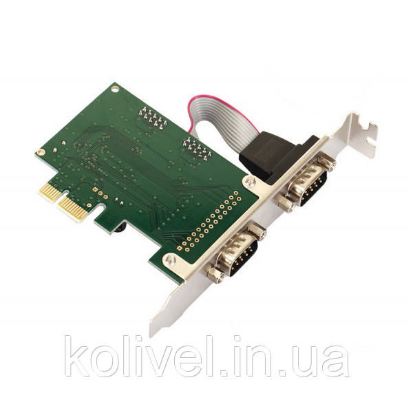 PCI-E Контролер 2xCOM (RS232), WCH CH382L, RTL (B00005) Киев - изображение 2