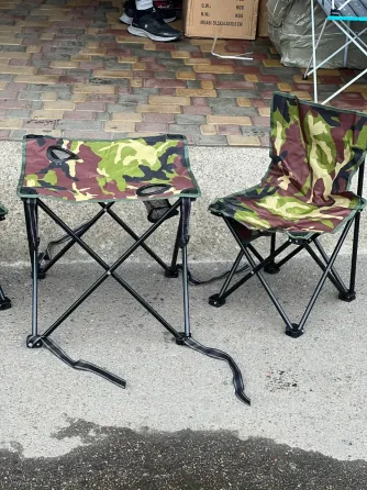 Набор для пикника стол и стулья 2шт в сумке / Туристический столик со стульями / Складной стол и стулья Коломия