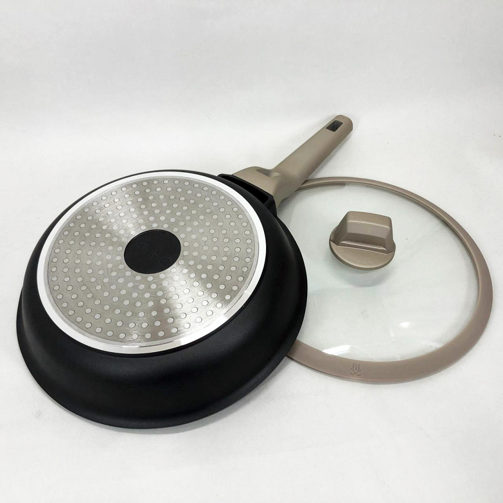 Литая сковорода с антипригарным покрытием, Сковорода с атипригарным покрытием, Практичная сковородка FU-68 Львов - изображение 12