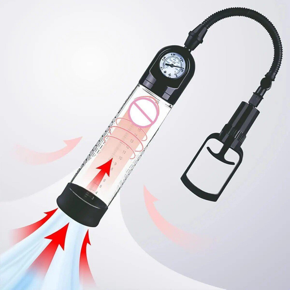 Вакуумная помпа Men Powerup со стрелочным манометром и ручным насосом Sex Aura Киев - изображение 7
