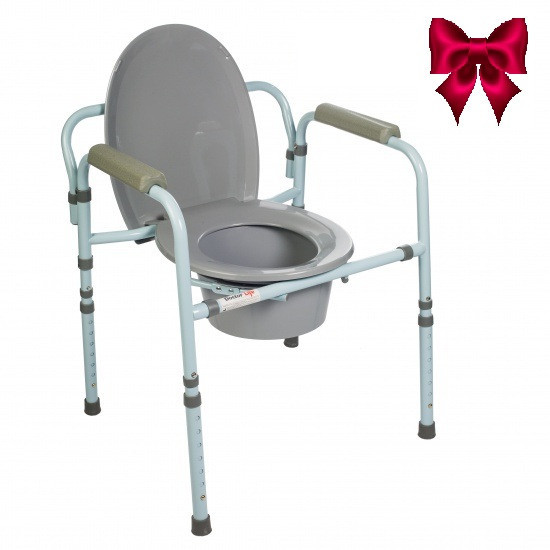 Туалетний стілець зі спинкою Doctor Life 10595 Дніпро - фото 1