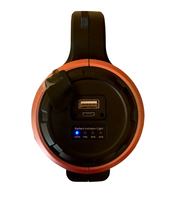 Фонарь на солнечных батареях HEL-T93 (LM+COB белый и красный) + Powerbank + microUSB (3+4 режима) Винница - изображение 5