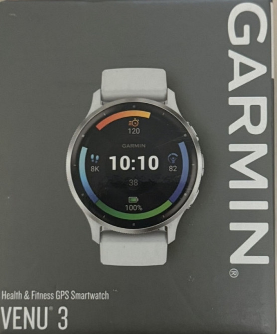 СМАРТ -Часы: Gaming Venu 3 Silver Stainless Steel Bezel with Whitestone Case. Київ - фото 1