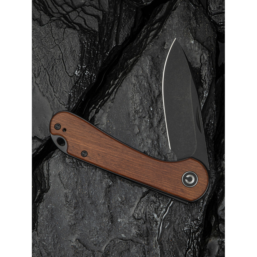Ніж складаний кишеньковий Civivi Elementum Slip Joint, (7.5 см) 14C28N / Guibourtia Wood Київ - фото 12
