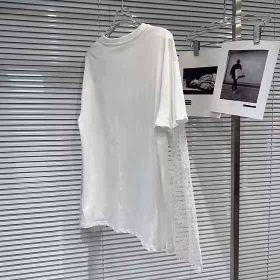 Женская стильная оверсайз футболка 