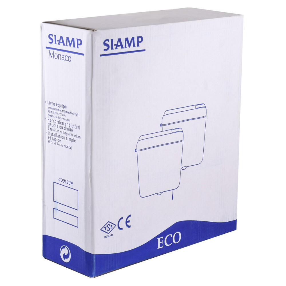 Бачок SIAMP AR07 ″Monaco″ для унітаза настінний пласт.ABS (33803) 10л Київ - фото 2