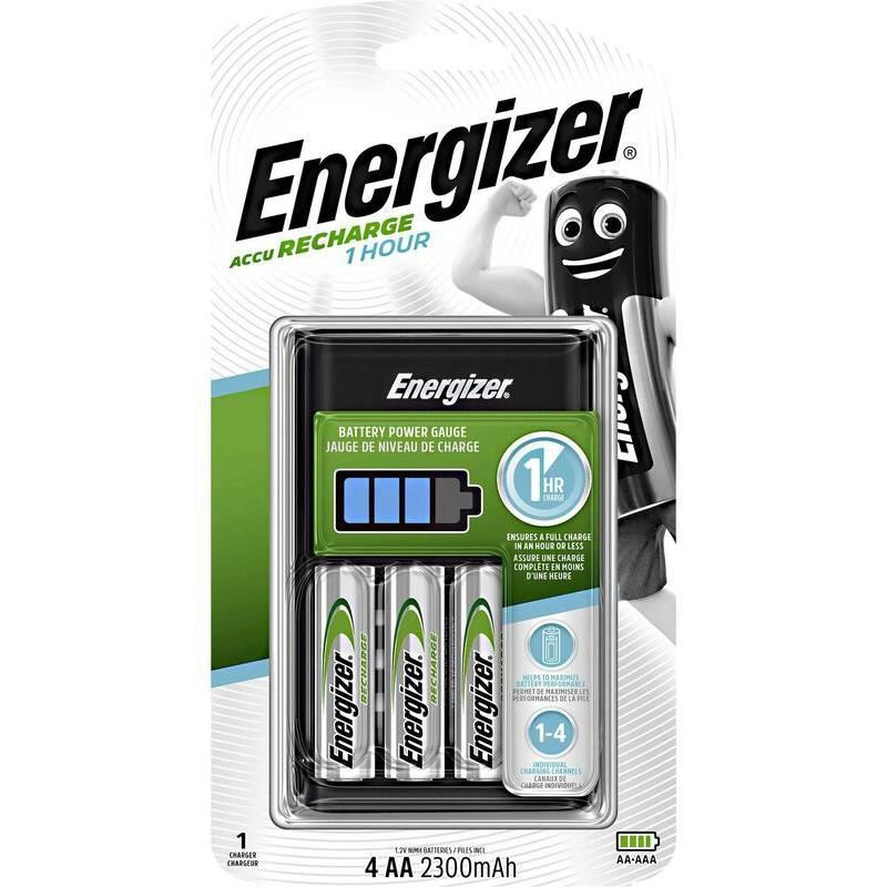 Зарядний пристрій Energizer Accu Recharge 1 HOUR AA/AAA Ni-Mh/Ni-Cd AA/HR06 2300mA BL 4 шт. ( Акумулятор ) Харків - фото 1