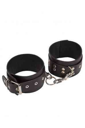 Оковы Leather Restraints Leg Cuffs, Black Sex Aura Київ