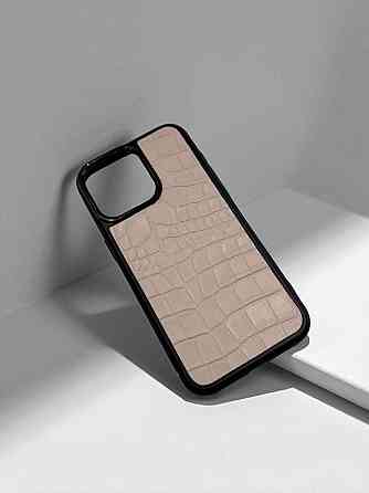 Кожаный чехол на айфон противоударный для Apple iPhone из натуральной итальянской кожи 17 Air, 17 Pro, 17 Pro Max поликарбонат роз Одесса