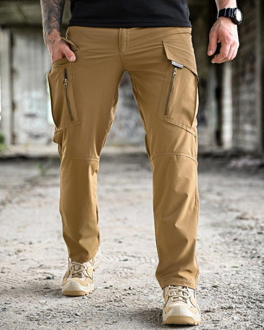 Стрейчеві тактичні штани OBLIVION кайот ДЛ7351 Одеса - фото 4