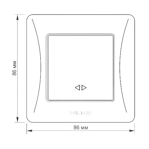 BINERA чорний графіт Вимикач внутрішній проміжний 1кл Videx Житомир - изображение 6