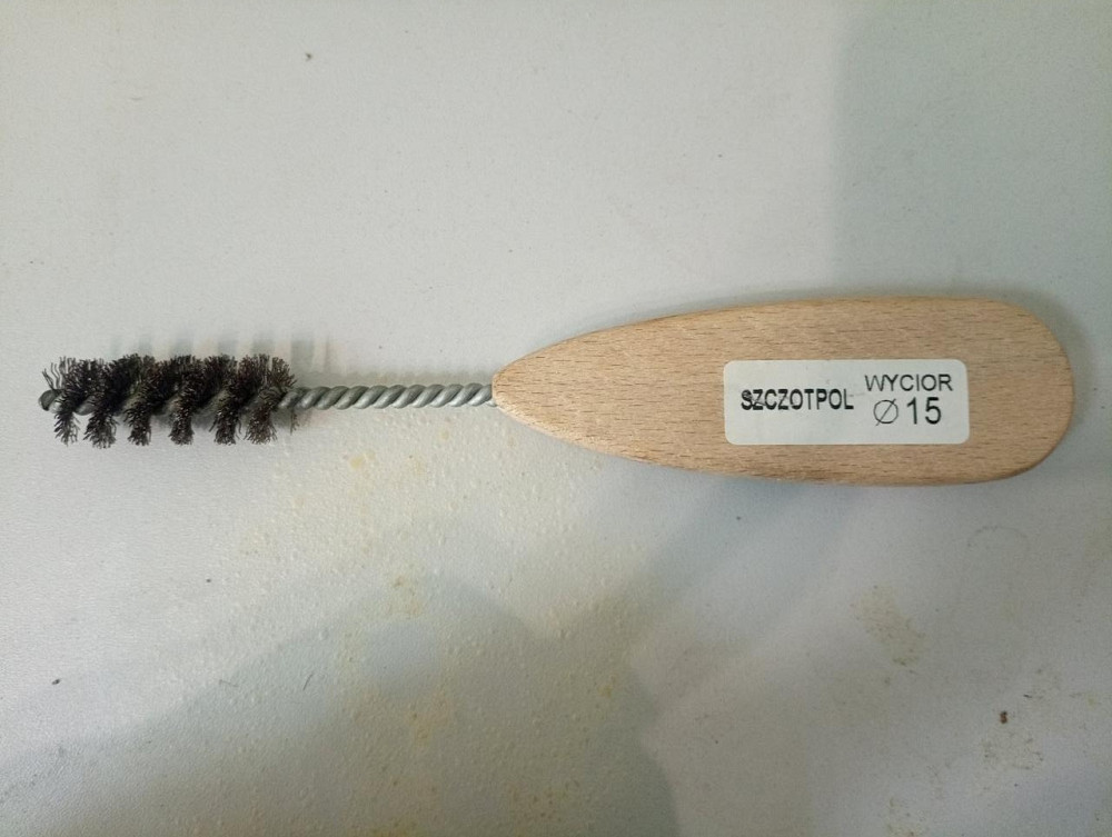 Йоржик дротяний жорсткий N515 з дерев'яною ручкою загальною довжиною 160мм довжиною йоржика 30мм діаметром 15мм 15 Киев - изображение 1