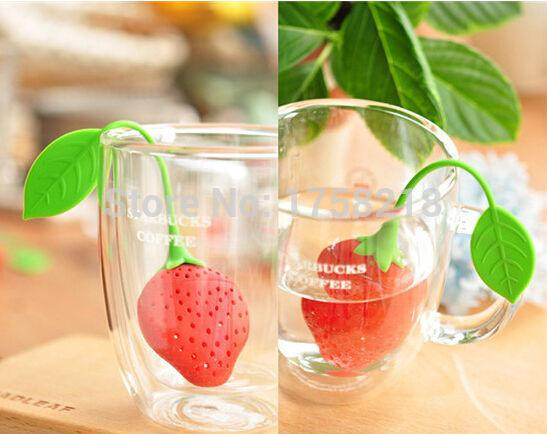 Ситечко для чаю полуничка 195 мм червоний Київ - фото 6